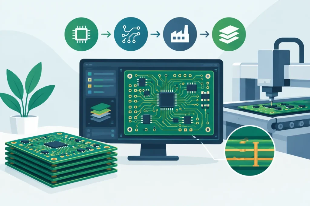 Guide til design for manufacturing i PCB-layout
